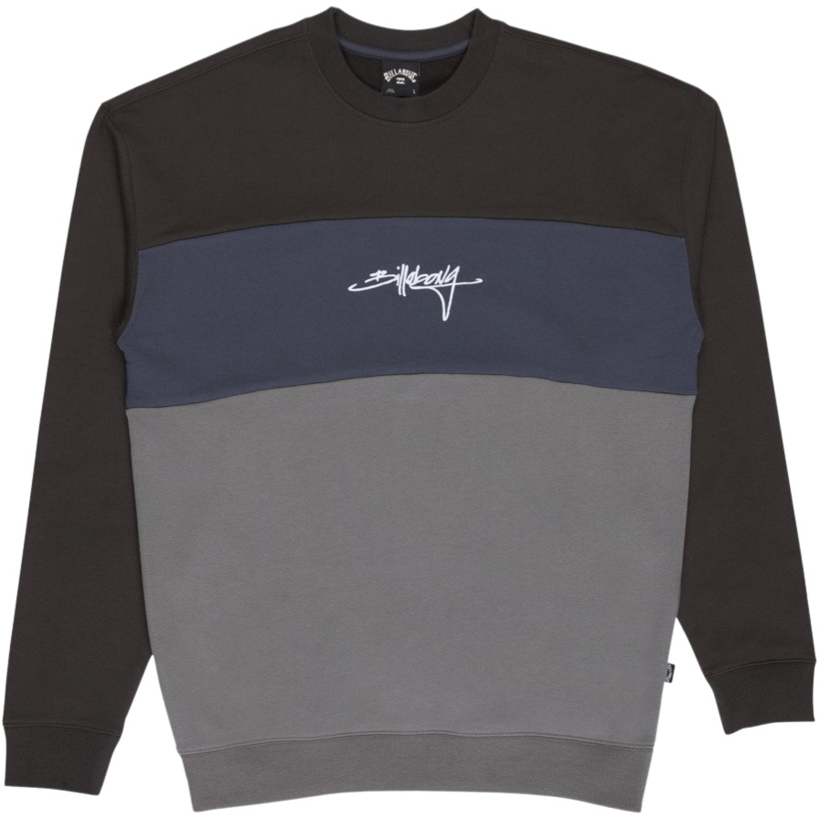 2026 Billabong Mens New Kids Crew Sweatshirt EBYFT00183 - Raven